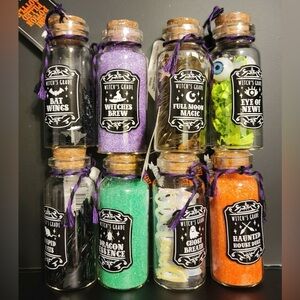 NEW Halloween 2021 Target Bullseye Mini POTION Bottles 8 Different Ingredients